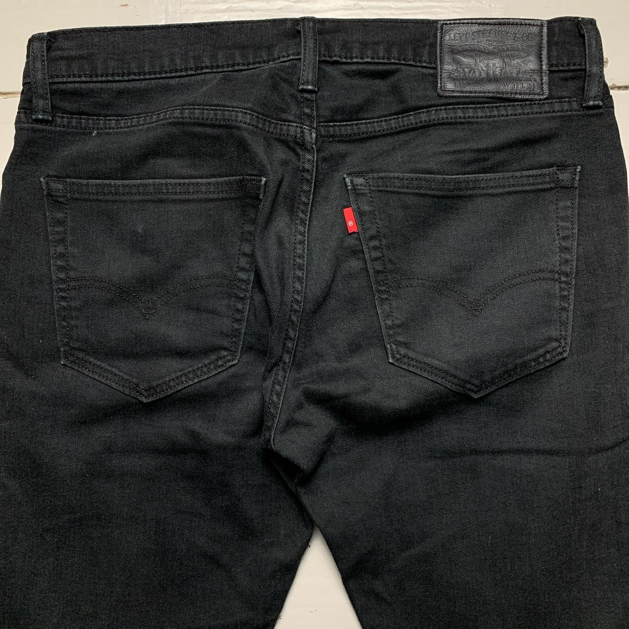 Levis 512 Jet Black Jeans