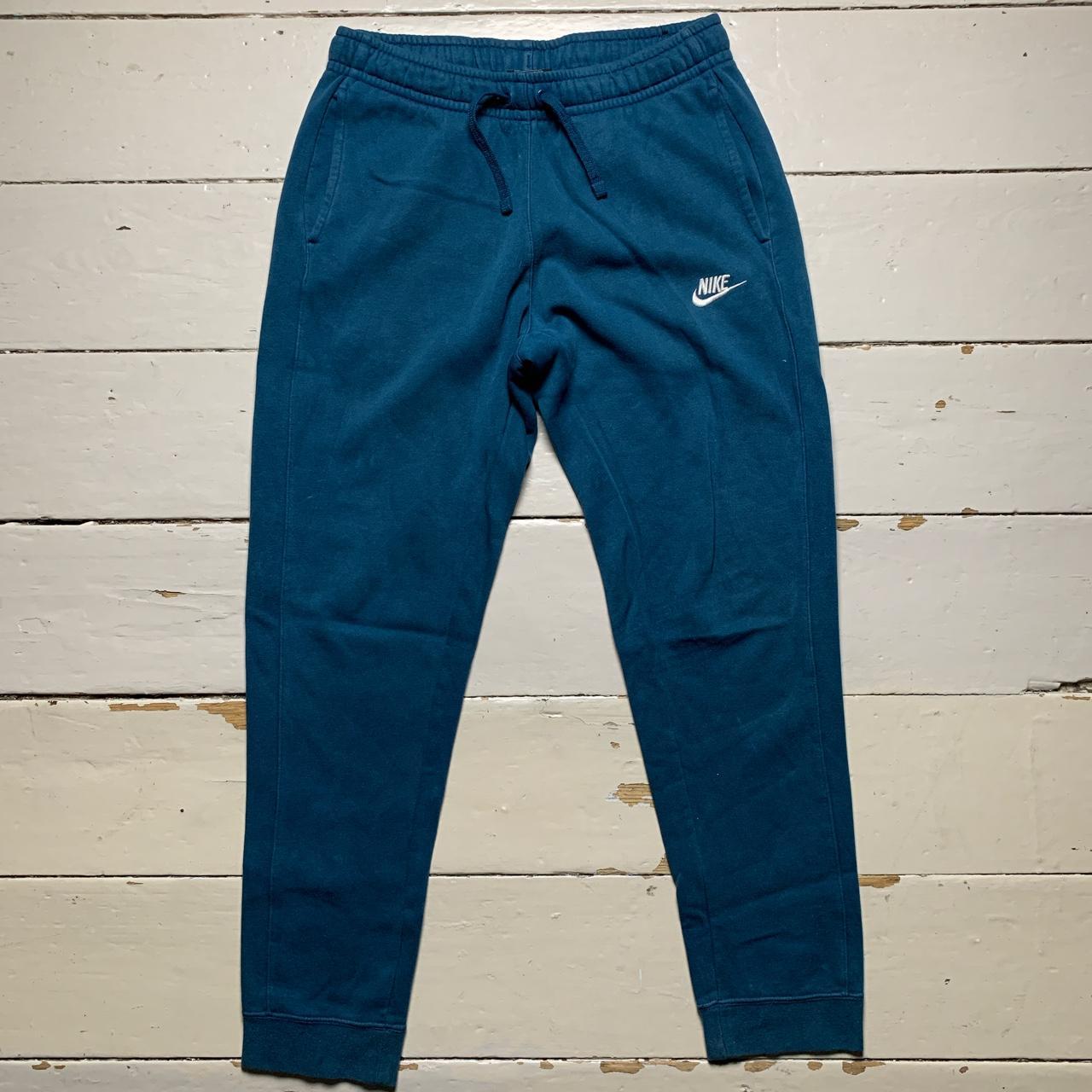 Nike Swoosh Blue and White Joggers 🌊 In good condition