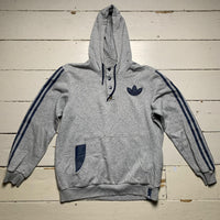 Adidas Grey and Navy Hoodie