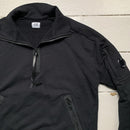CP Company Goggle Black Quarter Zip Jumper