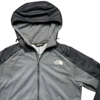 The North Face Grey Black and White Hoodie Jacket (S)