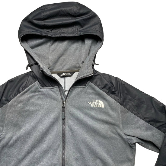The North Face Grey Black and White Hoodie Jacket (S)