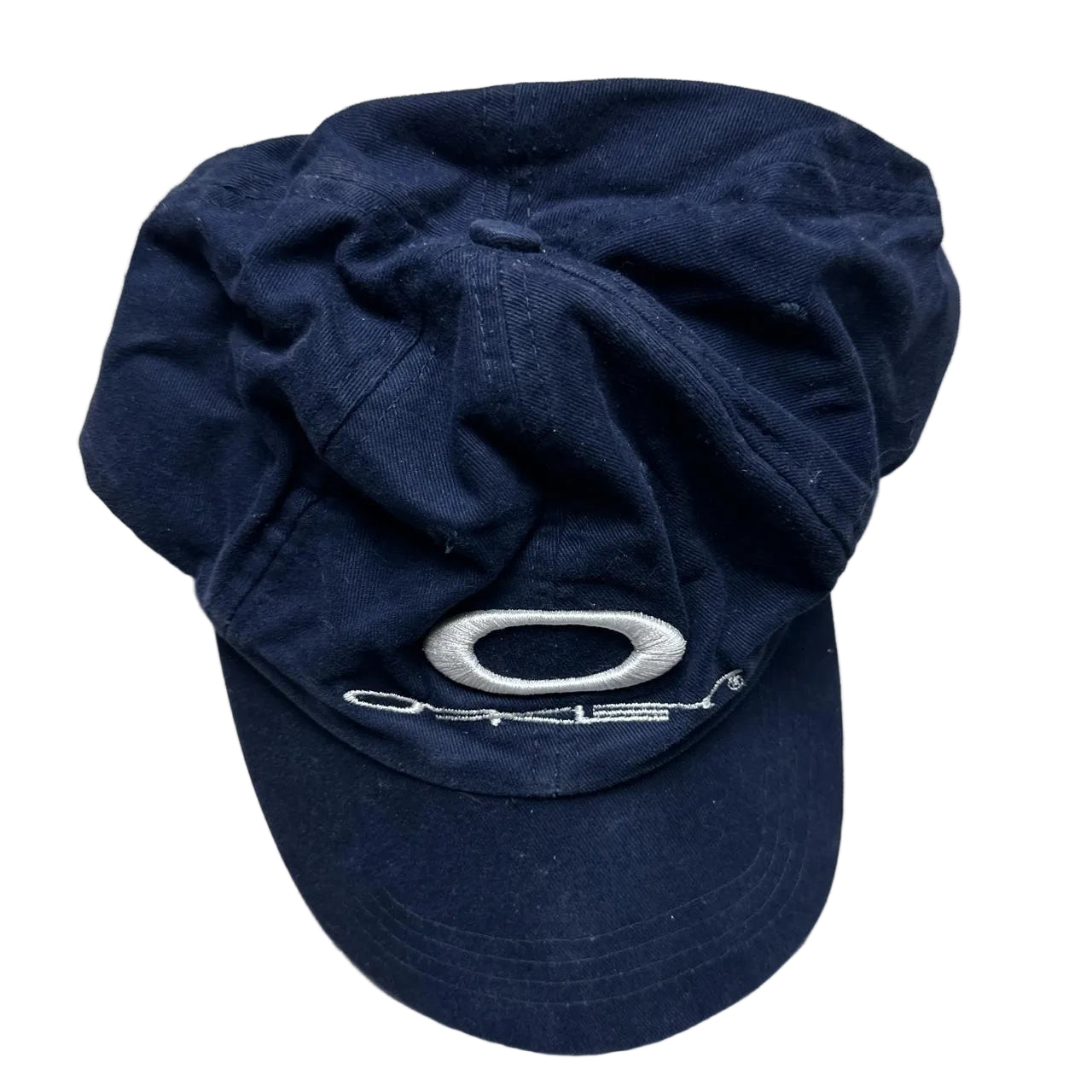 Oakley Navy and White Vintage Cap
