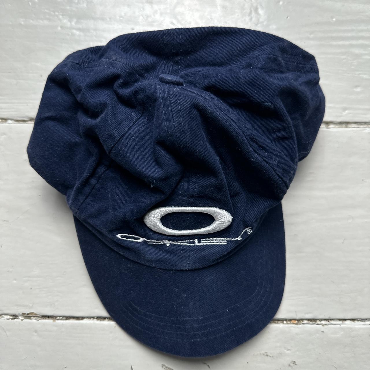 Oakley Navy and White Vintage Cap