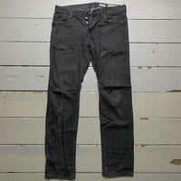 All Saints Grey Iggy Slim Fit Jeans