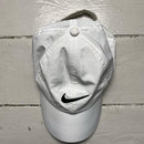 Nike Golf White and Black Swoosh Cap