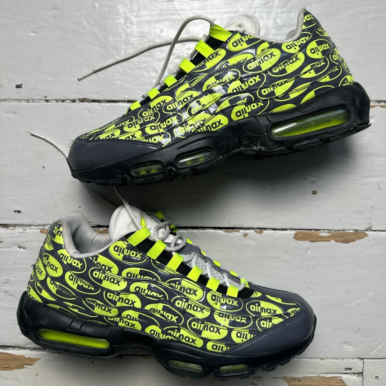 Nike Air Max 95 Neon Repeat All Over Print Logo Wear Garson