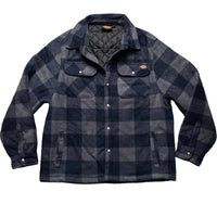 Dickies Checkered Thick Quilted Shirt Jacket (L)