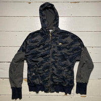Nike Vintage Camouflage Womens Hoodie Black and Grey