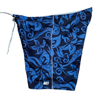 Nike Floral Swim Shorts Navy Blue (XL)
