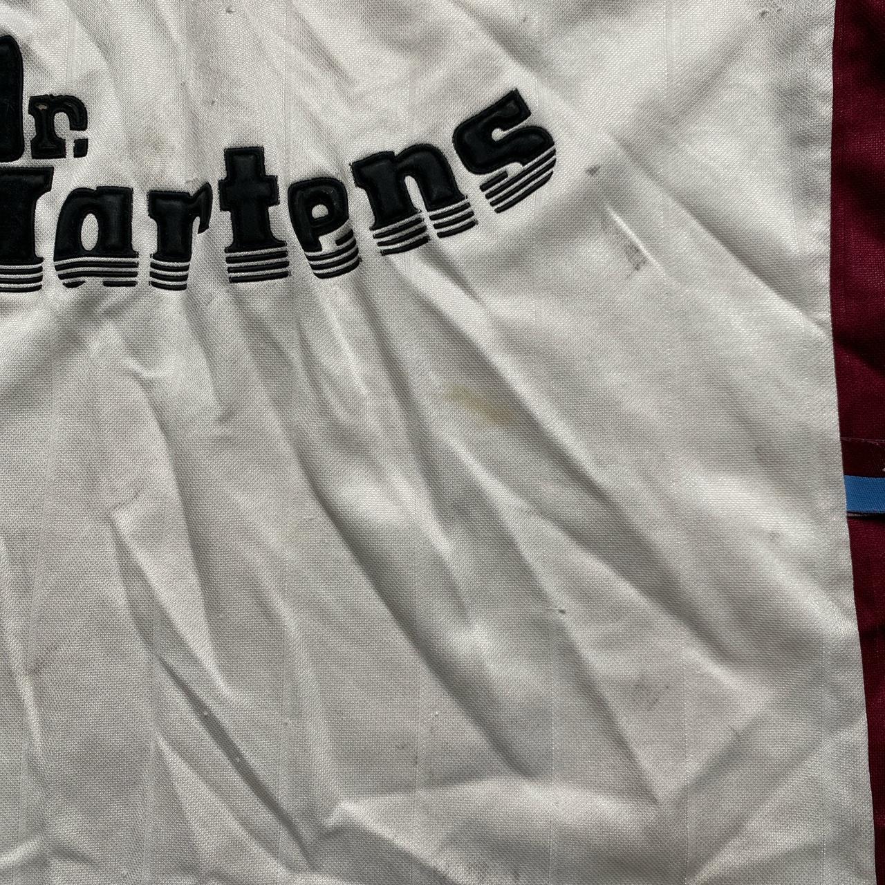 West Ham United Vintage Kids Pony Dr Martens White Football Jersey