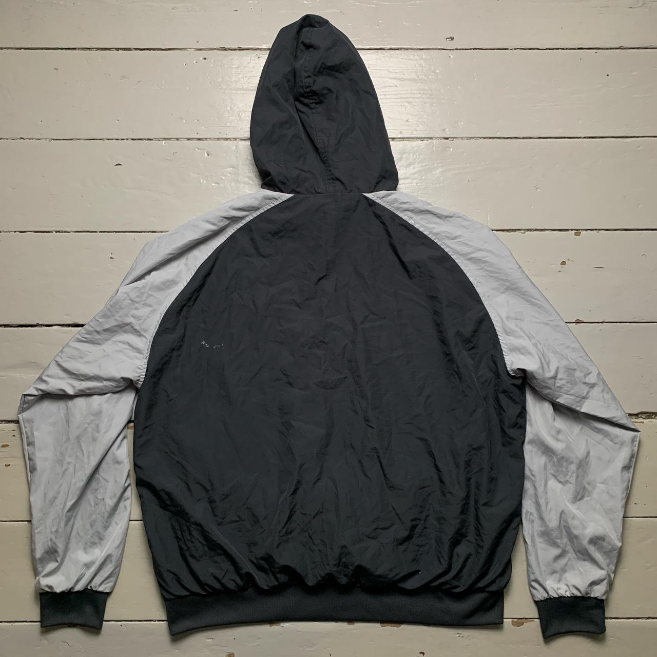 Nike Vintage Swoosh Shell Tracksuit Jacket Silver and Grey