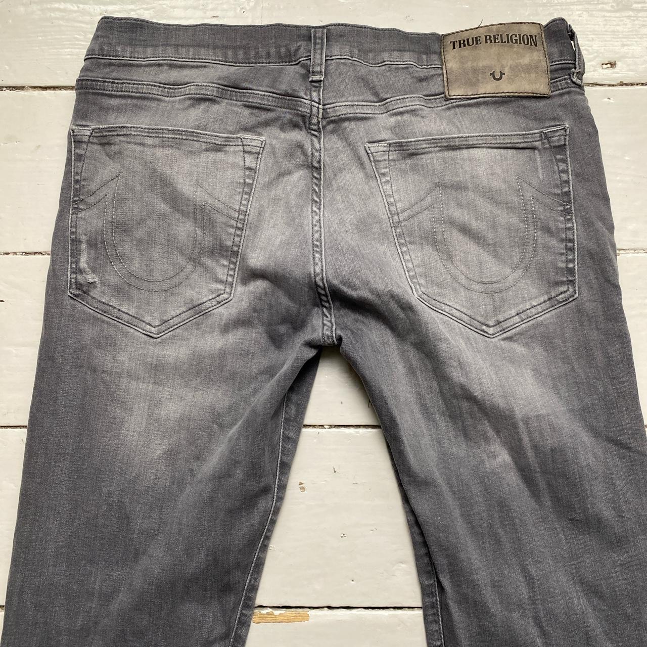 True Religion Rocco Grey Stitch Jeans