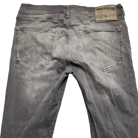 True Religion Rocco Grey Stitch Jeans (34W)