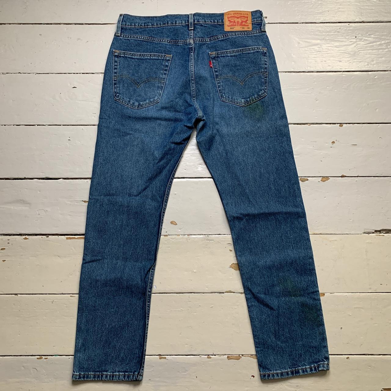 Levis 502 Vintage Navy Jeans