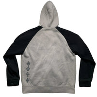 No Fear Grey and Black Vintage Hoodie