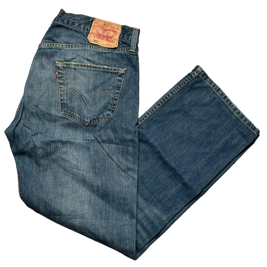 Levis 501 Navy Blue Vintage Jeans (34W)