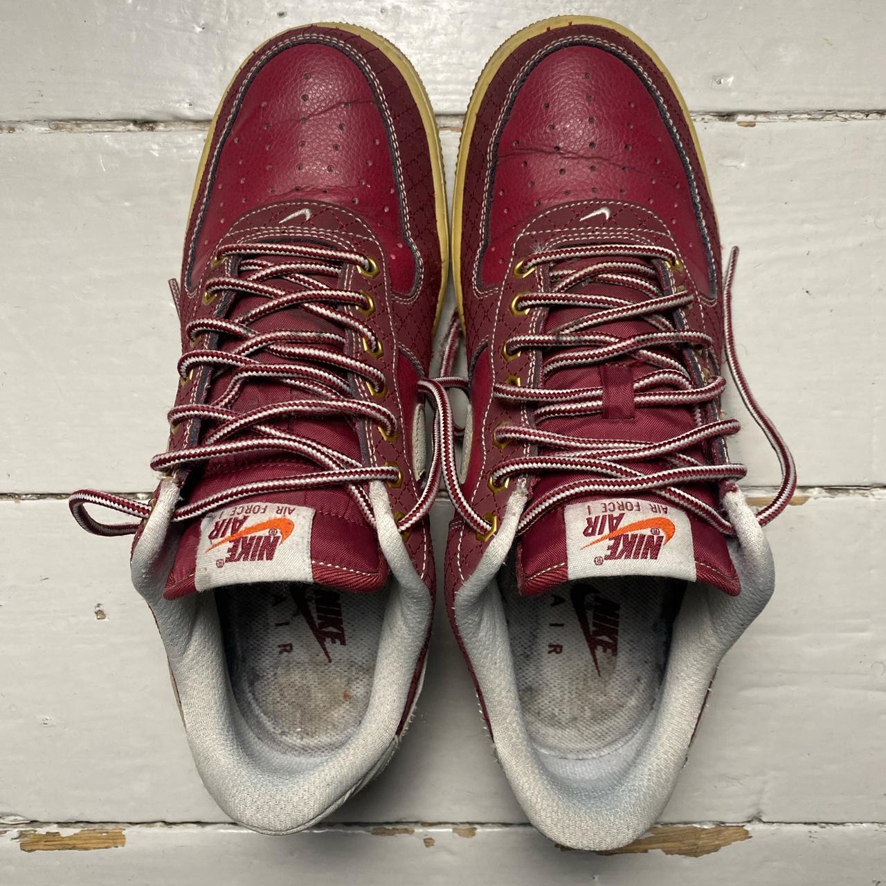 Nike Air Force 1 Lumber Red and White