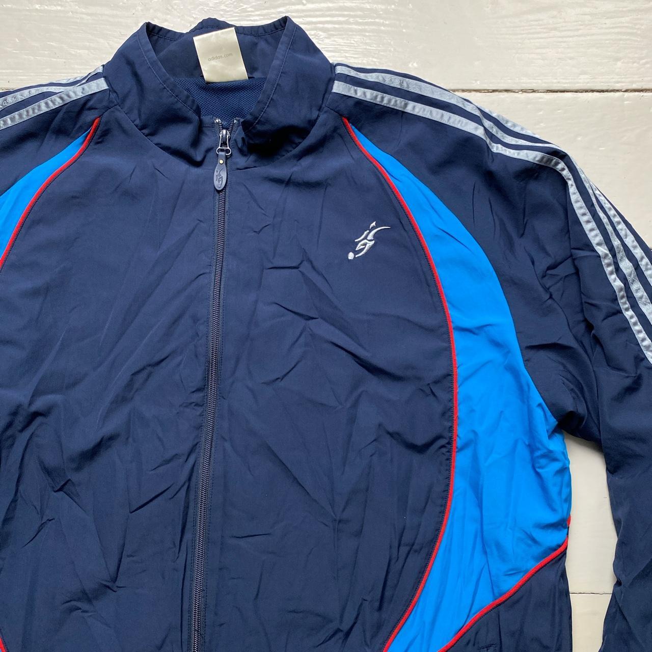 Adidas David Beckham Academy Climacool Shell Tracksuit Jacket Navy Red and Blue