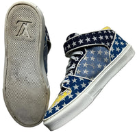 Louis Vuitton Acapulco Stars Monogram Mid Trainers Blue Yellow and White (UK 9)