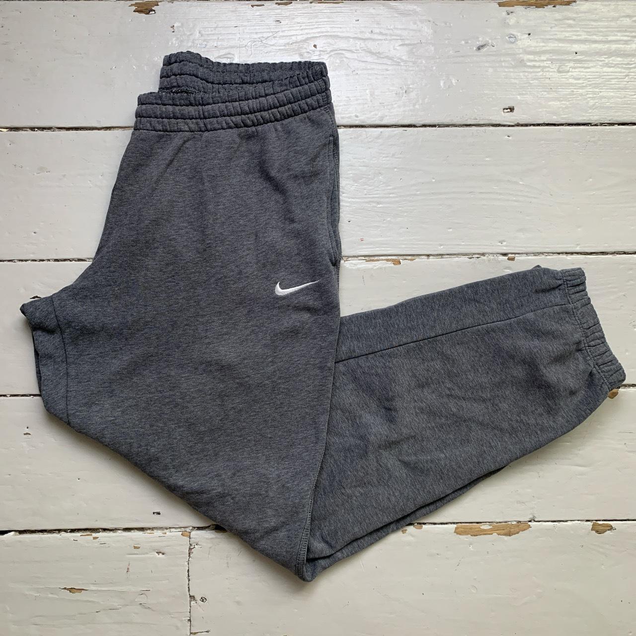 Nike Swoosh Grey and White Joggers