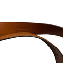 Polo Ralph Lauren Gold Brown Leather Belt