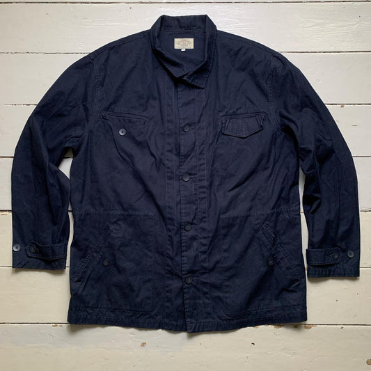 Armani Vintage Navy Long Coat