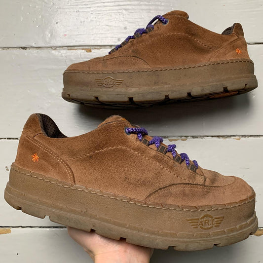 The Art Company Brown Suede Shoes