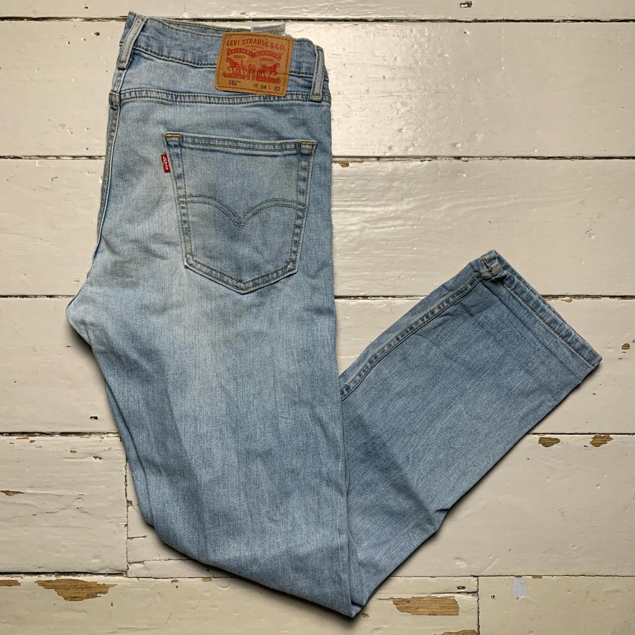 Levis 502 Light Blue Jeans