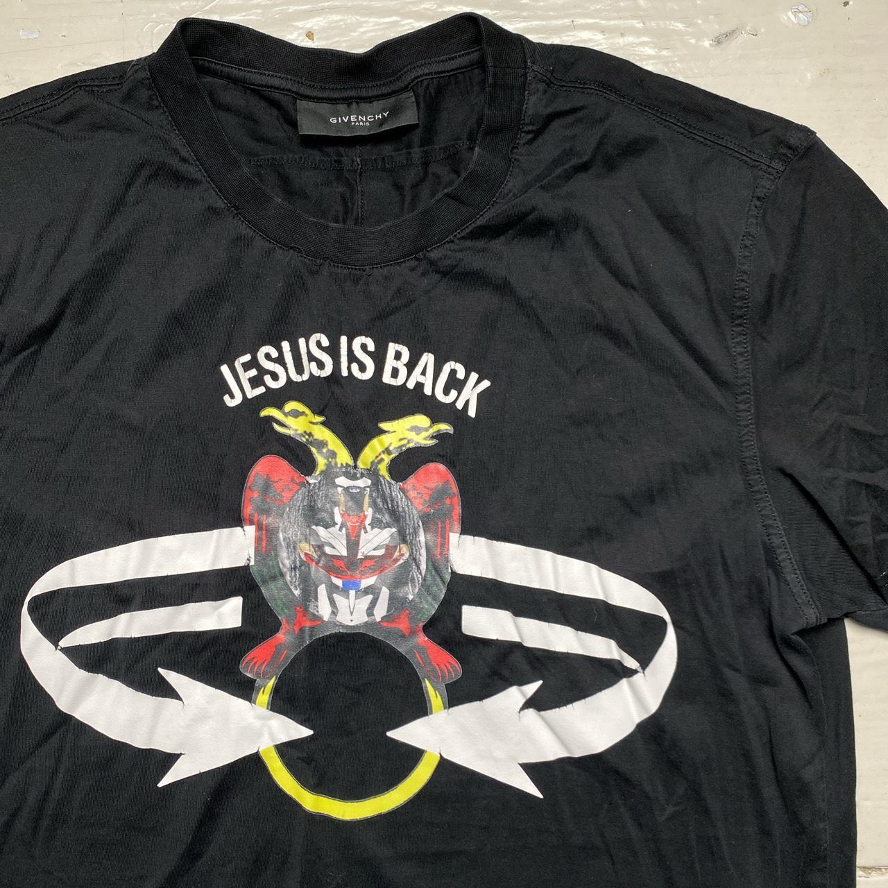 Givenchy Jesus is Back Black T Shirt