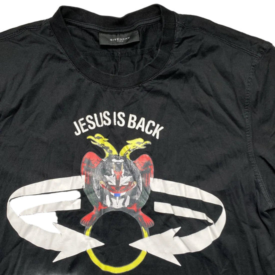 Givenchy Jesus is Back Black T Shirt (L)