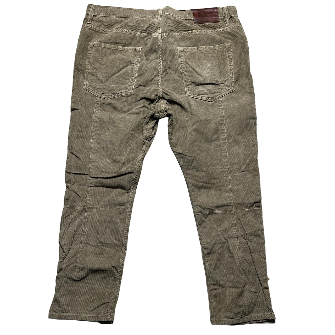 All Saints Corduroy Khaki Jeans (34W)