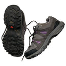 Salomon Goretex Grey and Purple Trainers (UK7)