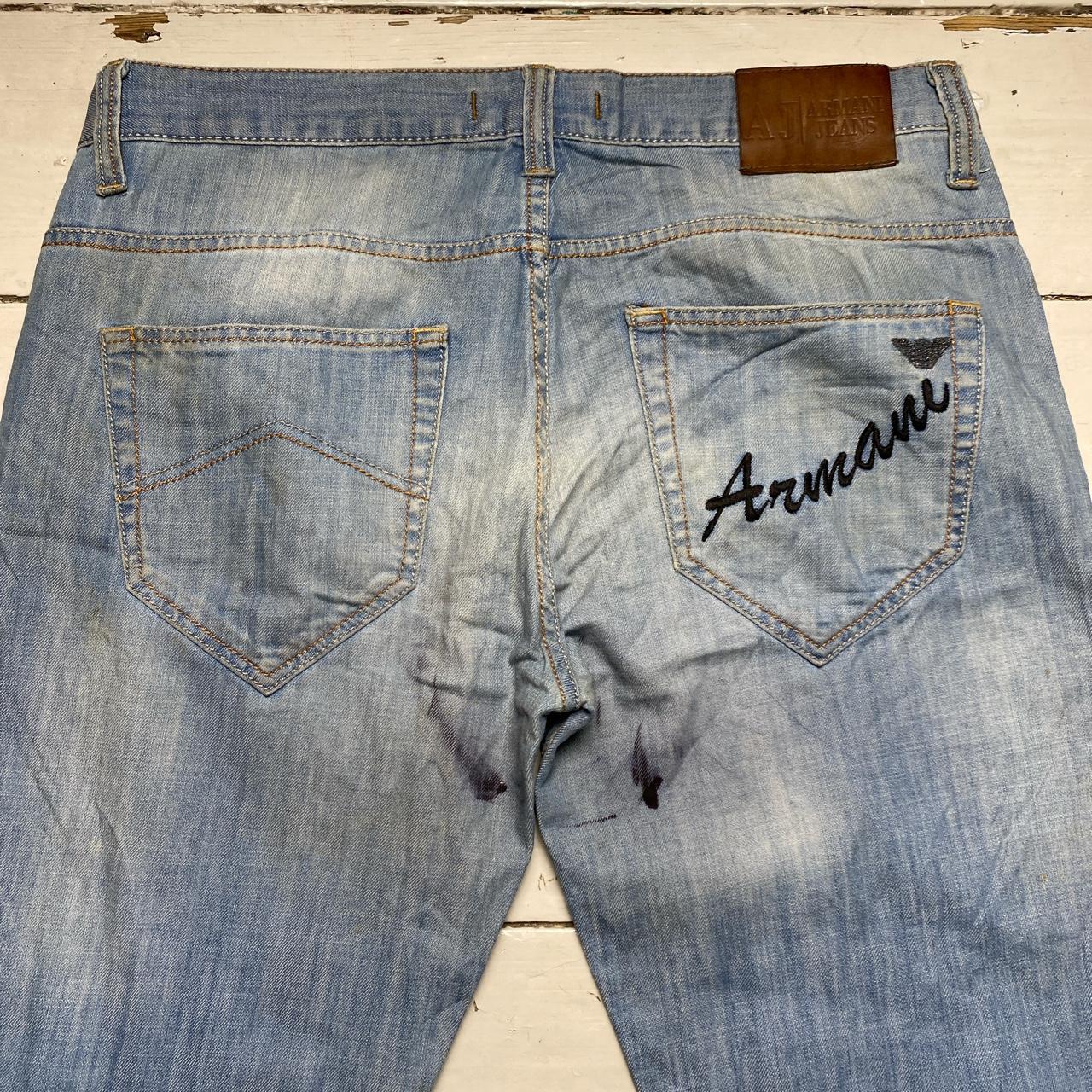 Armani Jeans Vintage Baggy Light Blue