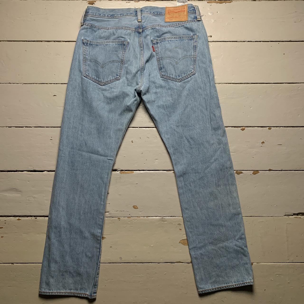 Levis 501 Light Blue Baggy Jeans