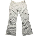 The North Face Vintage White and Brown Ski Salopette Snowboarding Cargo Trousers (L)