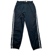 Nike Air Max Vintage Navy and White Shell Trackpant Baggy Bottoms (L)