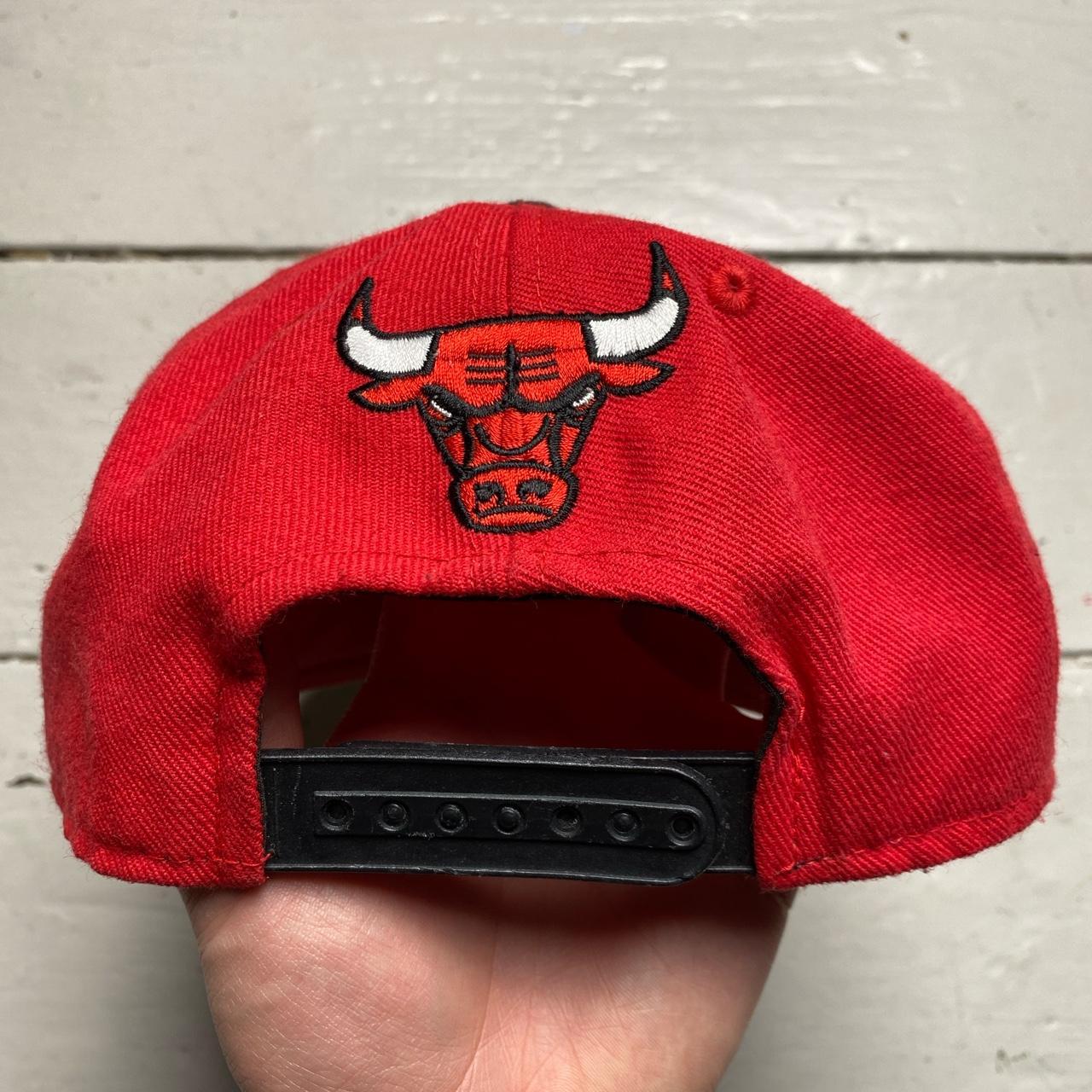 Chicago Bulls Red and Black Adidas Snapback Cap