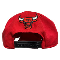 Chicago Bulls Red and Black Adidas Snapback Cap