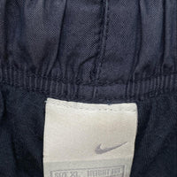 Nike Vintage Baggy Shell Track Pant Bottoms Navy and White (XL)