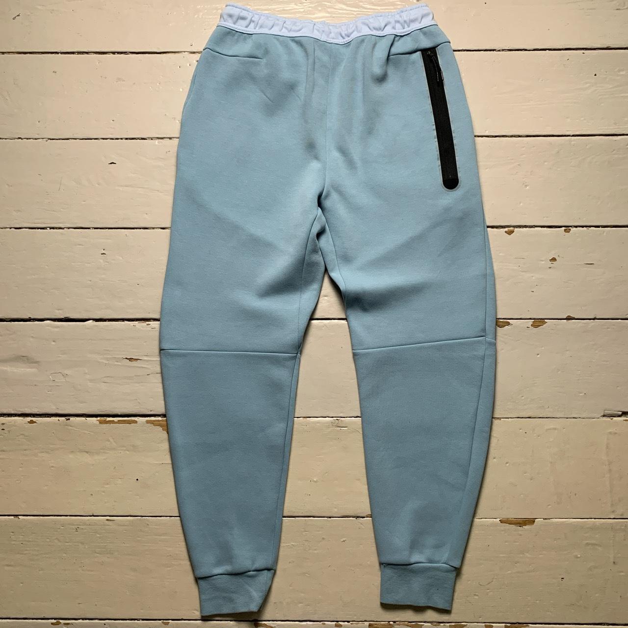 Nike Tech Fleece Baby Blue and White New Season Bottoms