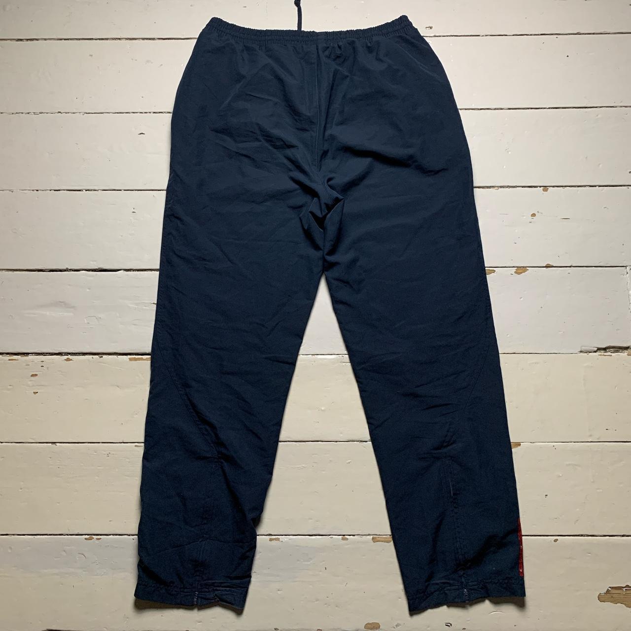 Reebok Athletic Department Baggy Navy Track Pant Shell Bottoms