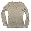 United Colours of Benetton Long Sleeve Beige T Shirt (M)