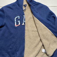 GAP USA Sherpa Hoodie Navy