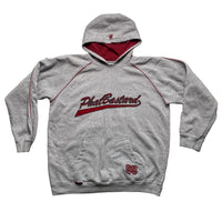 Phat Bastard 69 Vintage Grey and Red Hoodie (XL)