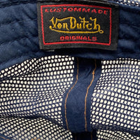 Von Dutch Denim and Light Blue Trucker Cap