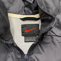 Nike Vintage 90’s Swoosh Black and White Shell Tracksuit Jacket (L)