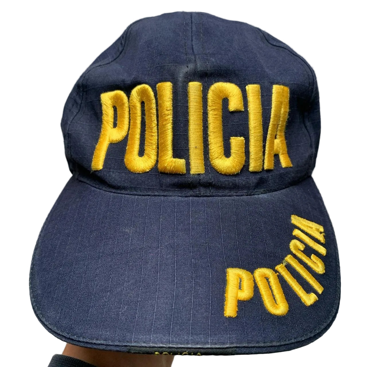 Policia Costa Rica Police Navy and Yellow Cap