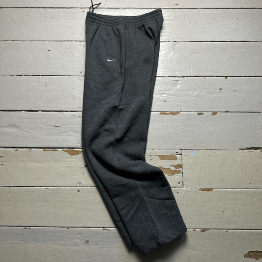 Nike Vintage Swoosh Grey and White Baggy Tracksuit Joggers