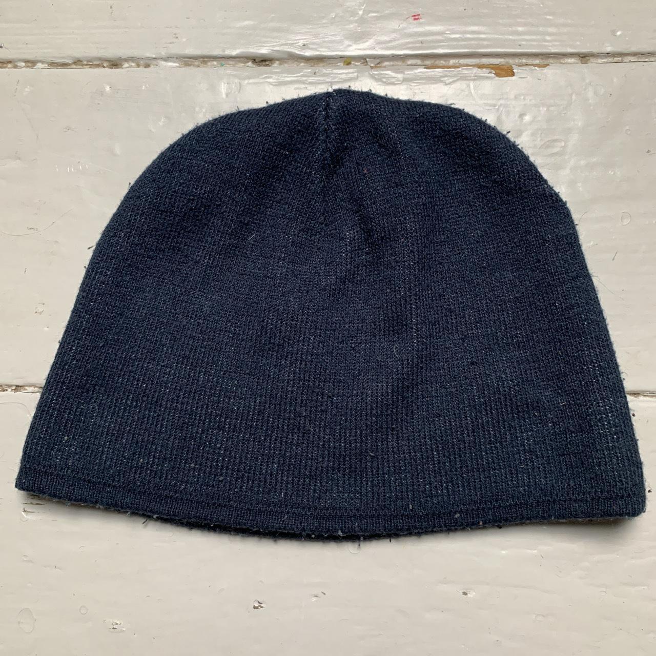 Umbro Navy and White Beanie Hat